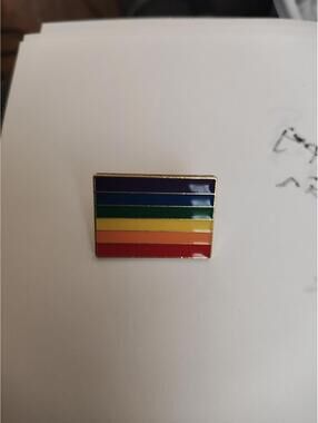Pride Pin rectangular - For Hat Jacket Backpack Bag